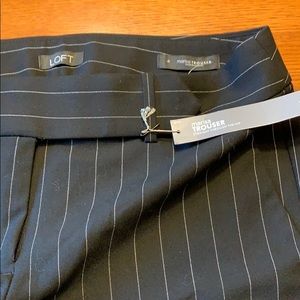 NWT Loft Marisa pinstripe trouser.